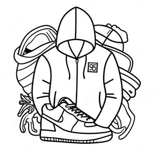 Hypebeast Coloring Pages