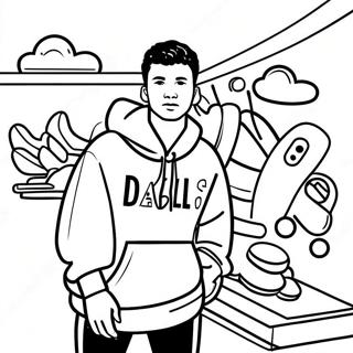 Hypebeast Streetwear Coloring Page 52872-42324