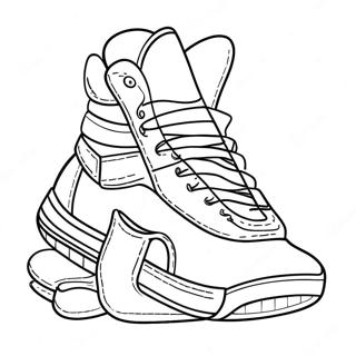 Cool Hypebeast Sneakers Coloring Page 52873-42326