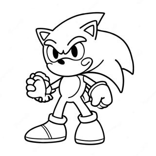 Colorful Sonic In Lost World Coloring Page 52883-42336