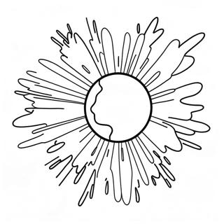 Explosion Coloring Pages