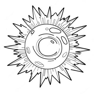 Explosion Coloring Page 52892-42338