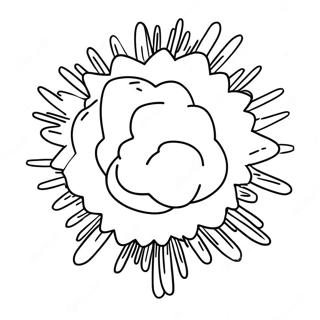 Explosion Coloring Page 52892-42340