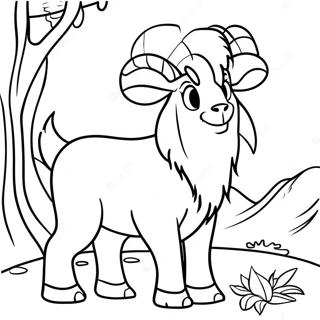 Three Billy Goats Gruff Coloring Pages