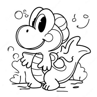 Yoshi's Crafted World Coloring Pages