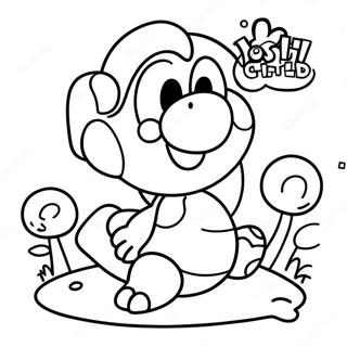 Yoshi S Crafted World Coloring Page 52932-42371