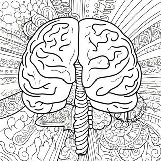 Detailed Brain Structure Coloring Page 52943-42384