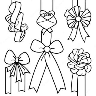 Ribbons Coloring Pages