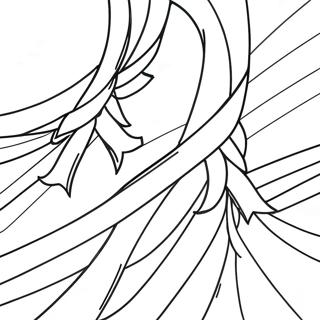 Colorful Ribbons Coloring Page 52972-42403