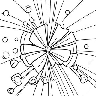 Sparkling Ribbons Coloring Page 52973-42405