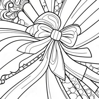 Sparkling Ribbons Coloring Page 52973-42406