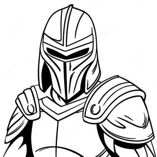 Shredder In Menacing Pose Coloring Page 52983-42414