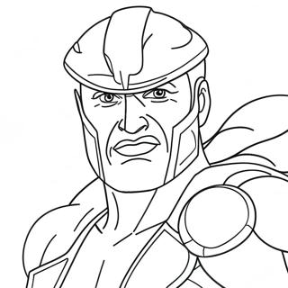 Action Heroes Coloring Page 52992-42432