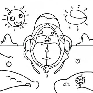 Surrealism Coloring Pages