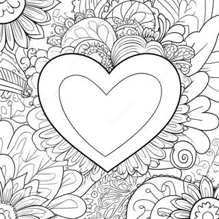 Valentine S Day Heart Coloring Page 5301-4399