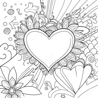 Valentine S Day Heart Coloring Page 5301-4400