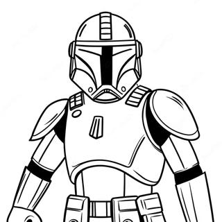 Captain Rex In Battle Armor Coloring Page 53043-42465