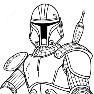 Captain Rex In Battle Armor Coloring Page 53043-42466