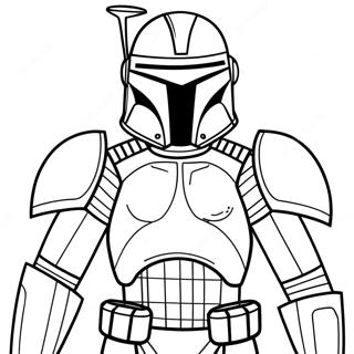 Captain Rex In Battle Armor Coloring Page 53043-42467