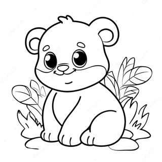 Cute Baby Animal Coloring Page 53063-42480