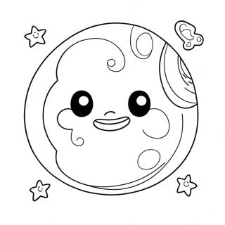 Moon And Stars Coloring Page 53072-42482