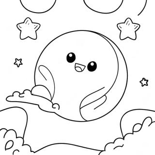 Moon And Stars Coloring Page 53072-42483