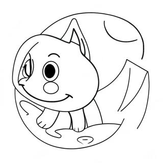 Shining Moon Coloring Page 53073-42485