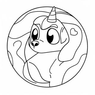 Shining Moon Coloring Page 53073-42488