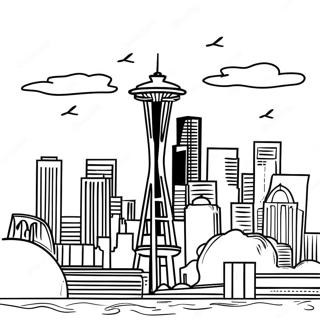 Seattle Coloring Pages