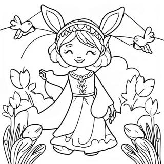 Ostara Coloring Pages