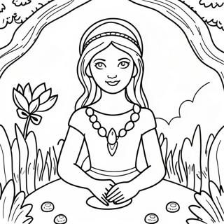 Ostara Celebration Coloring Page 53112-42511