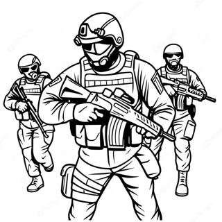 Tactical Special Forces Team Coloring Page 53123-42526