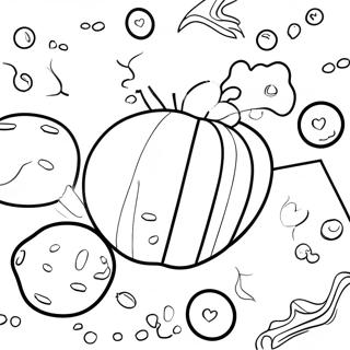 Colorful Jolly Rancher Sweets Coloring Page 53133-42530