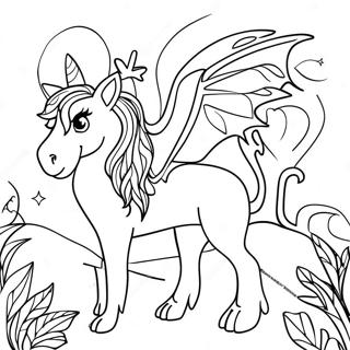 Gender Neutral Fantasy Creatures Coloring Page 53143-42539