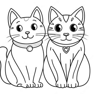 Cats Coloring Page 53152-42543