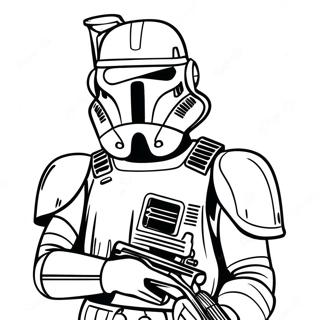 Scout Trooper Coloring Pages