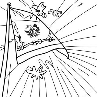 Haiti Flag Coloring Pages