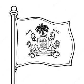 Haiti Flag Coloring Page 53172-42566