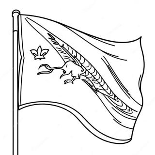 Haiti Flag Coloring Pages