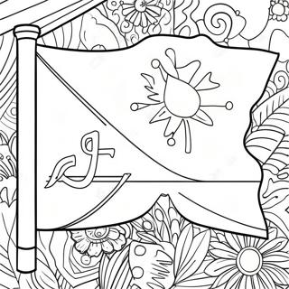 Vibrant Haiti Flag Coloring Page 53173-42558