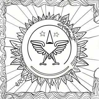 Vibrant Haiti Flag Coloring Page 53173-42559