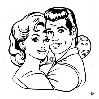 Grease Coloring Pages