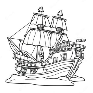 Lego Pirate Ship Coloring Page 53192-42575