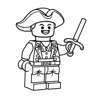 Lego Pirate Captain Coloring Page 53193-42577