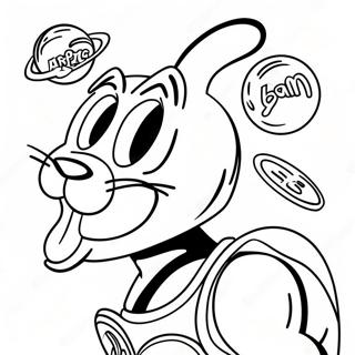 Space Jam Coloring Page 531-422