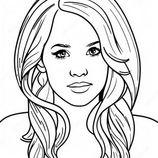 Carrie Underwood Portrait Coloring Page 53222-42600