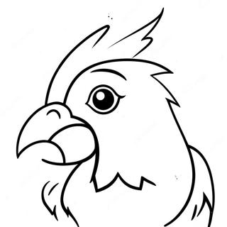 Cockatiel Coloring Pages