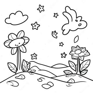 Night Time Sky Coloring Page 53272-42640