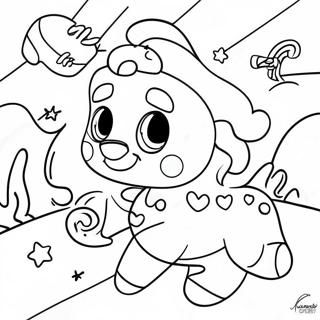 Lisa Frank Colorful Candy Land Coloring Page 53283-42650