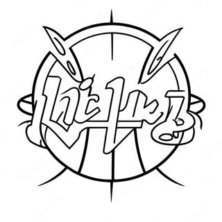 Knicks Logo Coloring Page 53292-42654